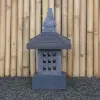  Product image 5 of the product “Japanese style Garden Lantern, made from Andesit Stone. Multipart. 55 cm Height, Roof is 30 cm width. ”